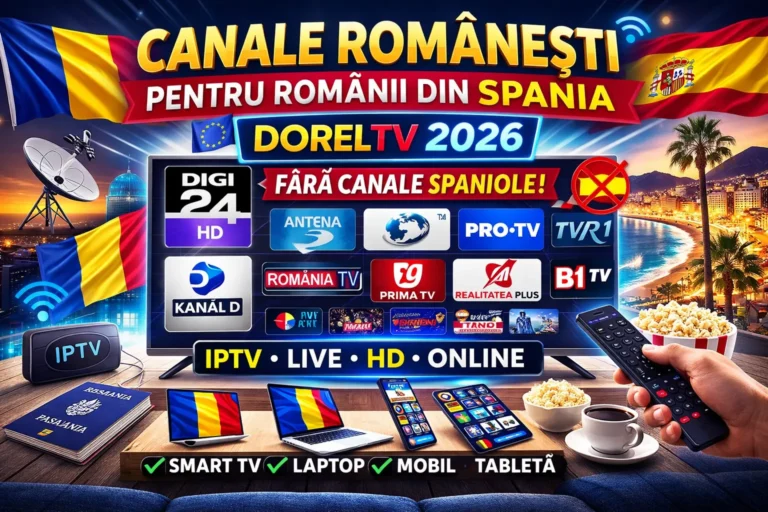 DorelTV — Canale romanesti pentru romanii din Spania (fara canale spaniole)
